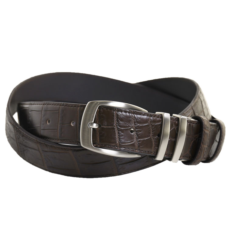 楽天市場】【5%offクーポン】メンズ ベルト クロコダイル レザー