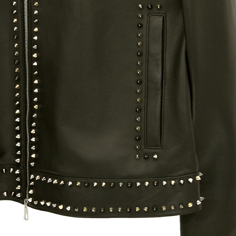 楽天市場】ヴェルサーチェ ジャケット メンズ ライダース 革ジャン