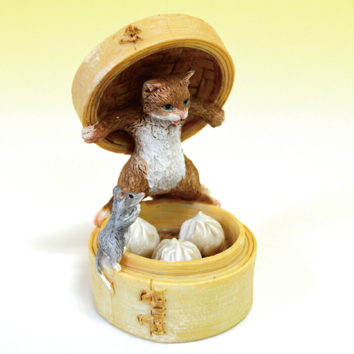楽天市場】セイロ 猫とネズミ ミニチュアアニマル 小さな動物の世界