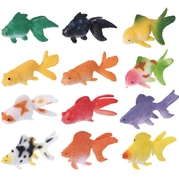楽天市場】【メール便可】金魚フィギュアコレクション[120個セット