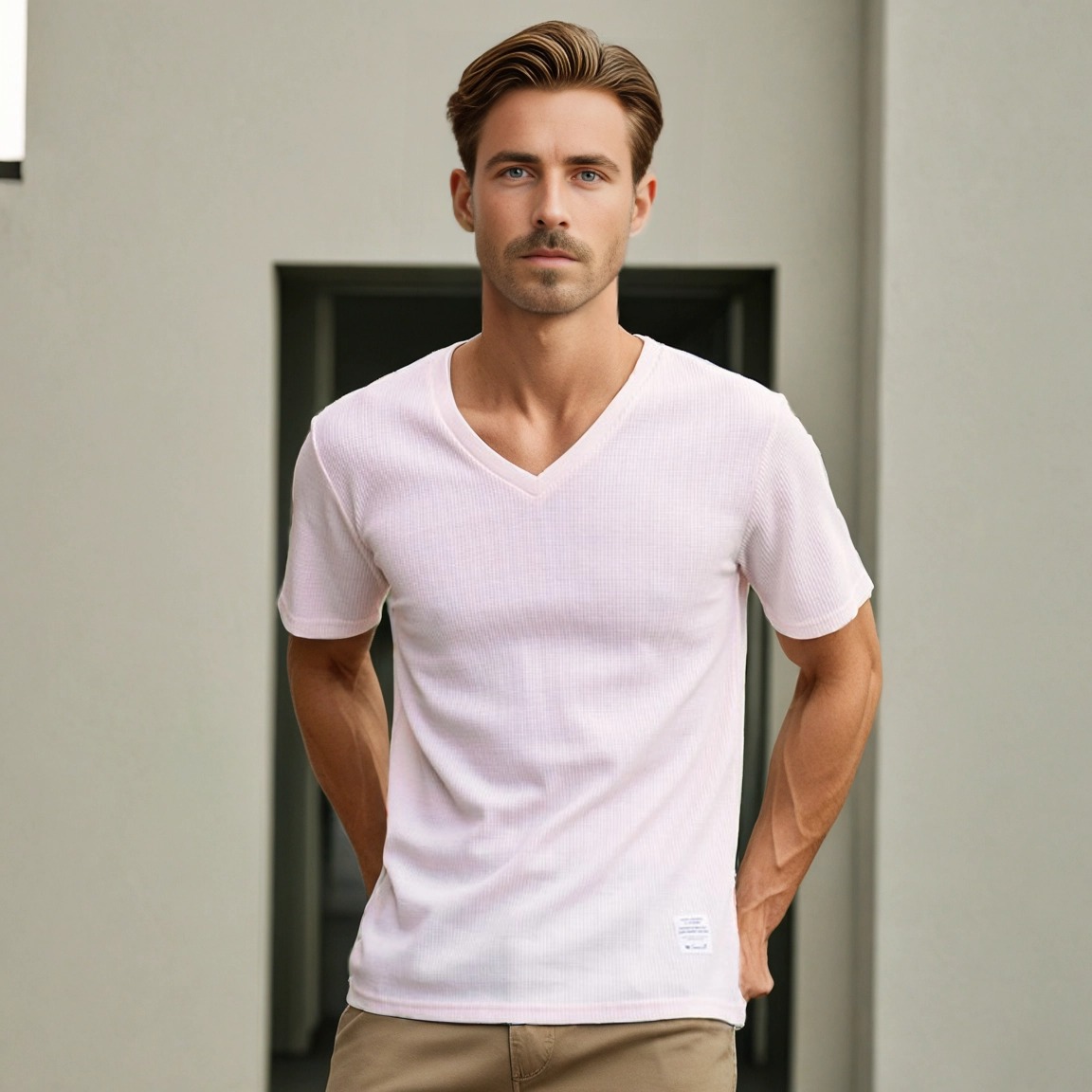 楽天市場】イケオジ ネックが選べるシンプル 半袖Tシャツ ミスタ