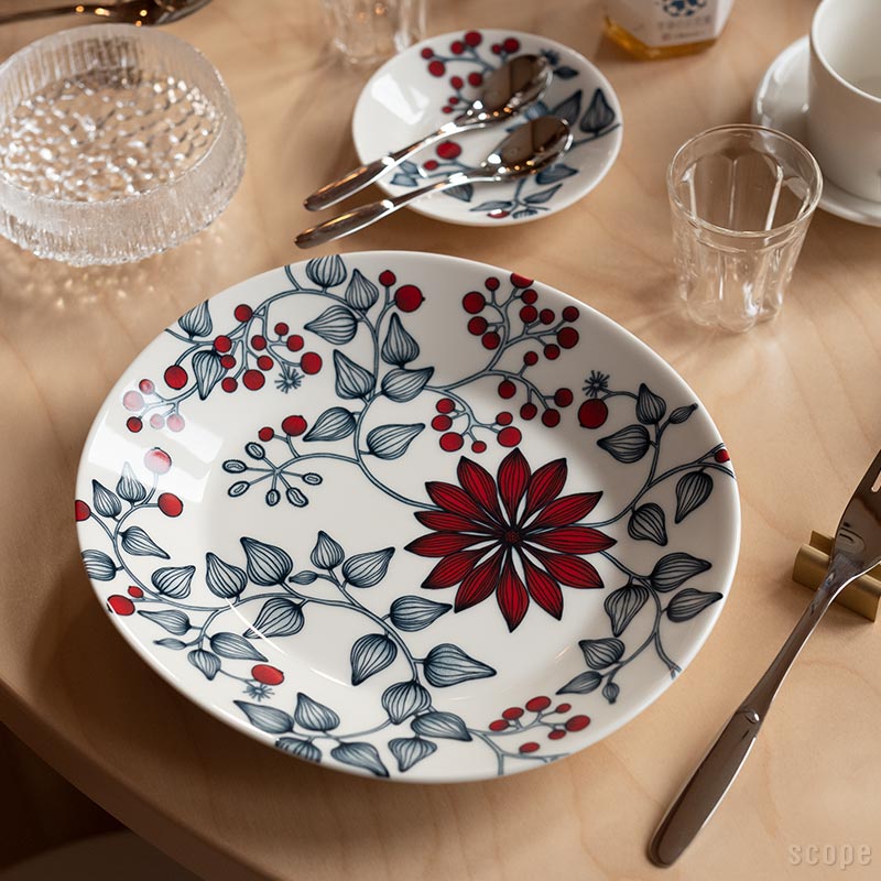 楽天市場】アラビア / ルノ オーバルプレート25cm フロストベリー