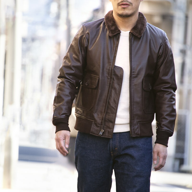 楽天市場】米軍タイプ G-1フライトジャケット JJ277YN メンズ GI G1