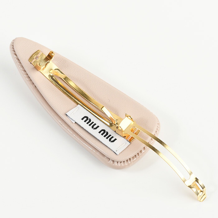 楽天市場】MIU MIU ミュウミュウ ヘアアクセサリー パテントレザー