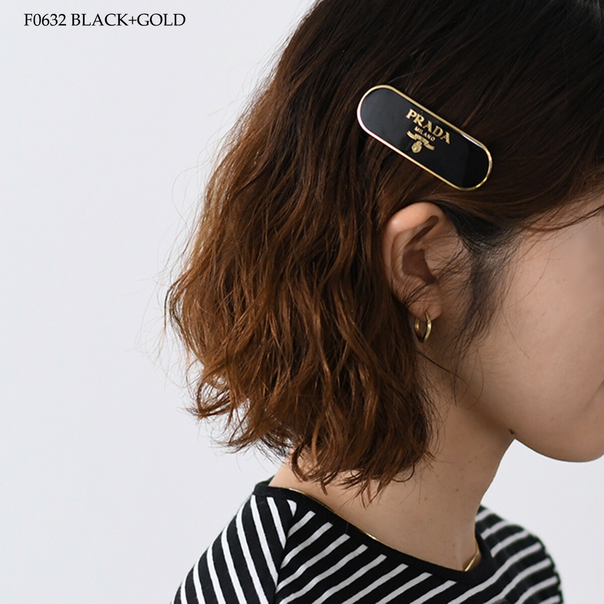 PRADA フラワー ヘアピン プレックス メタル ヘアクリップ 【公式通販】