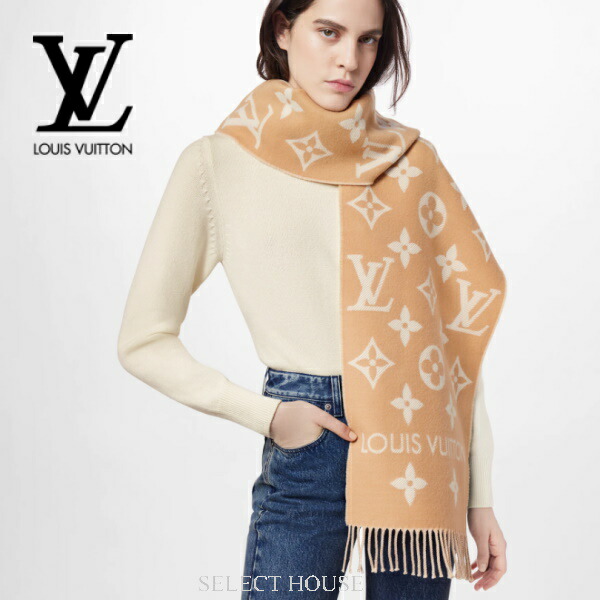 楽天市場】ルイ ヴィトン マフラー（カラーベージュ）（レディース