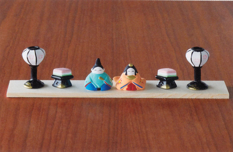 楽天市場】玩具工房 豆雛飾り出産祝 陶器 桃の節句 雛祭 内祝 誕生日