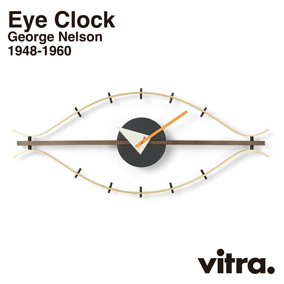 楽天市場】【掛けフックプレゼント】vitra ヴィトラ Eye Clock アイ