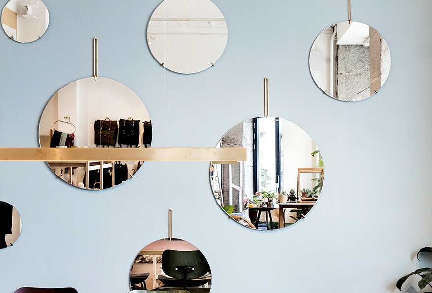 楽天市場】【店舗クーポン発行中】MOEBE ムーベ WALL MIRROR ミラー