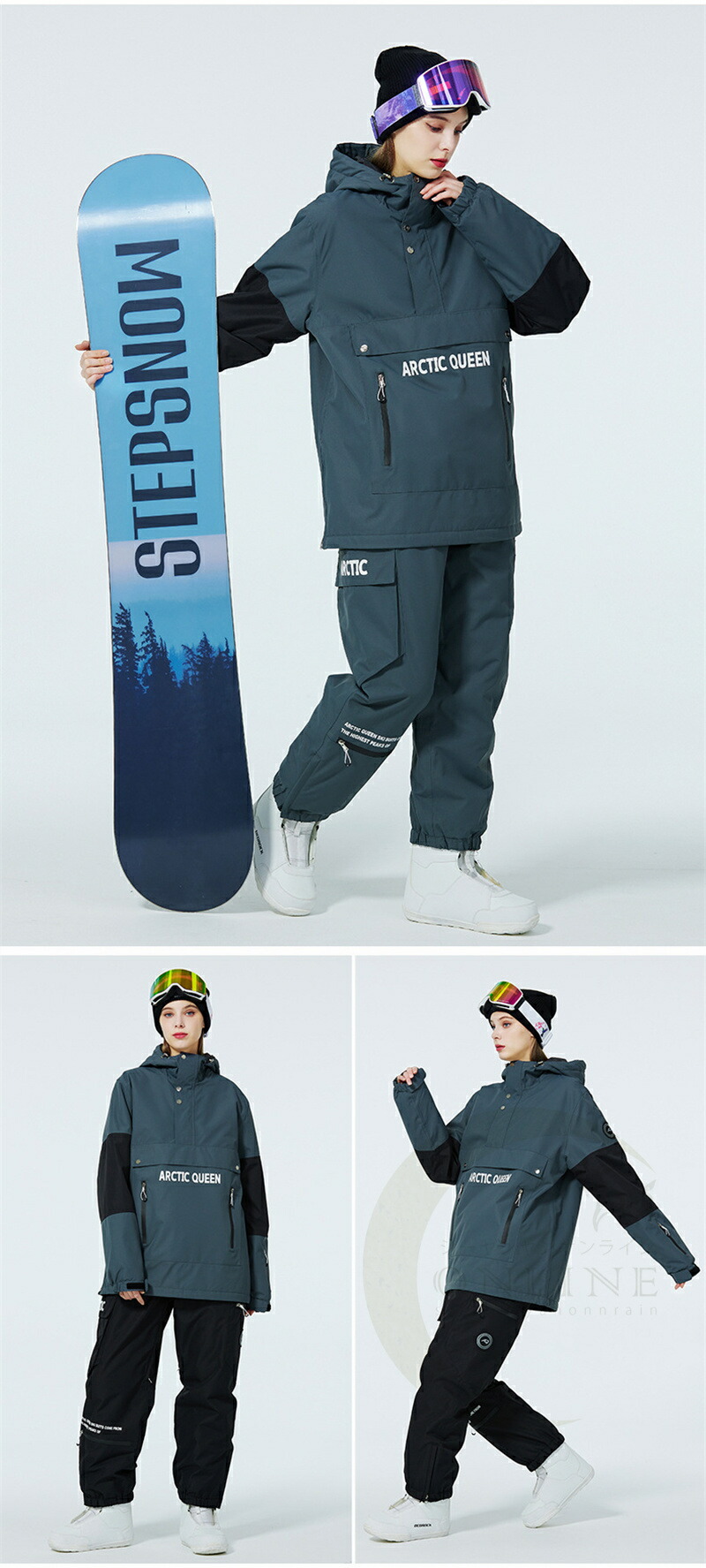 楽天市場】スノーボードウェア 上下セット スキーウェア メンズ