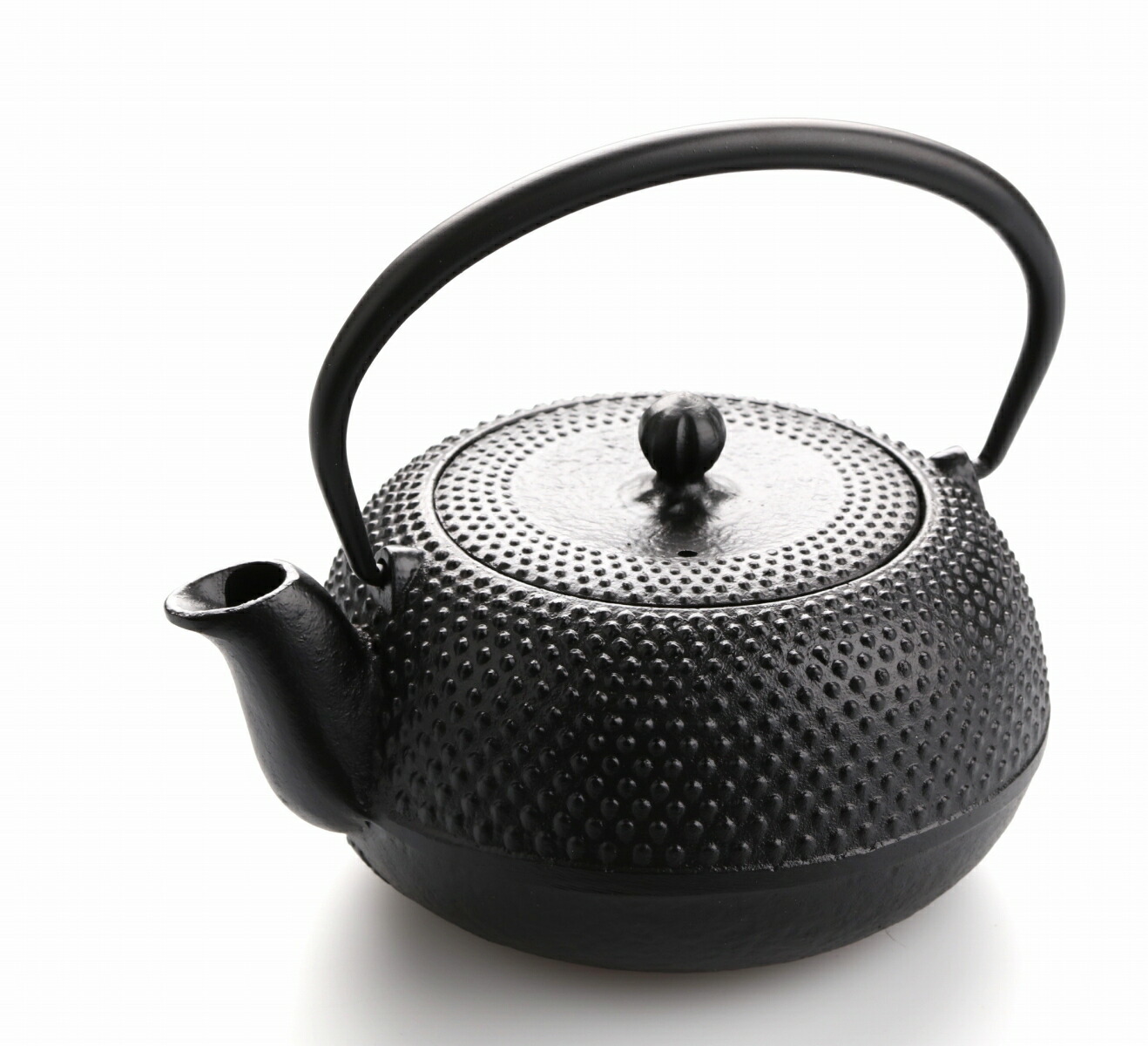 楽天市場】南部鉄器 鉄瓶 南部鉄瓶 丸アラレ 0.4L 茶漉し付 やかん