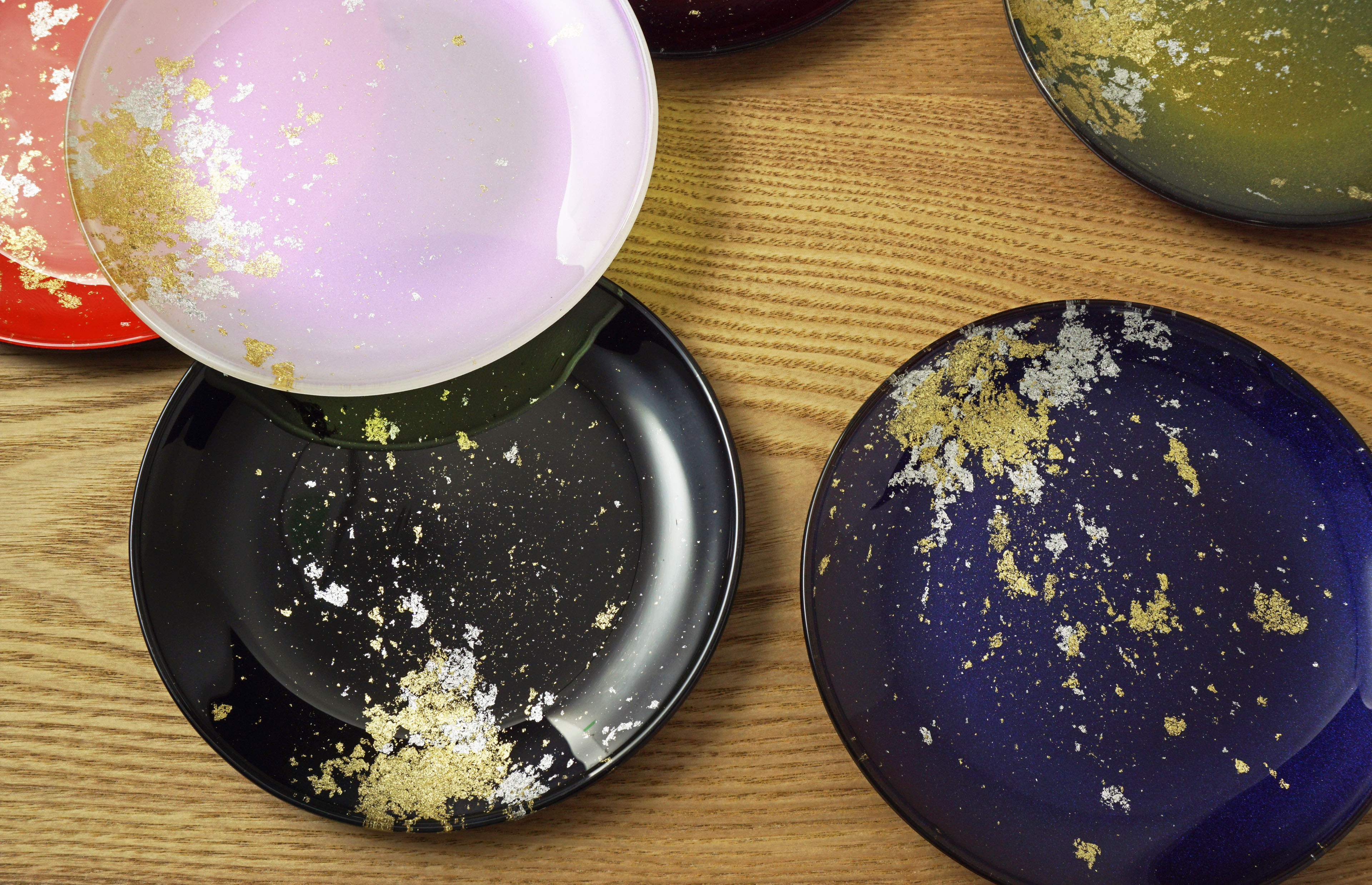 楽天市場】【ポイント20倍】 金銀箔漆皿6枚セット YOSHIHIKO FUJII 漆