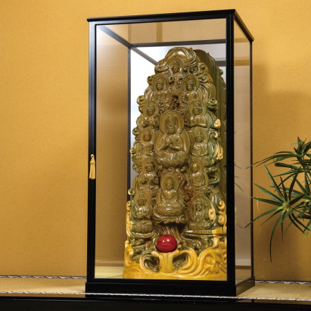 楽天市場】仏像 『満願十三仏専用ガラスケース』特大 緑檀 御利益 十三
