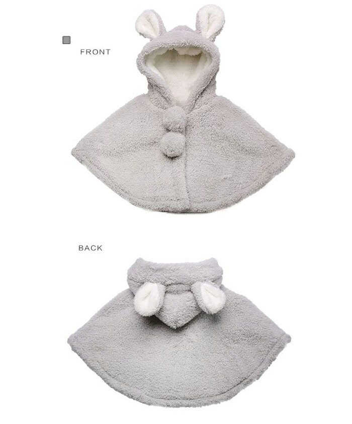 楽天市場】【送料無料・赤字開催】ベビー マント ケープ ポンチョ 子供