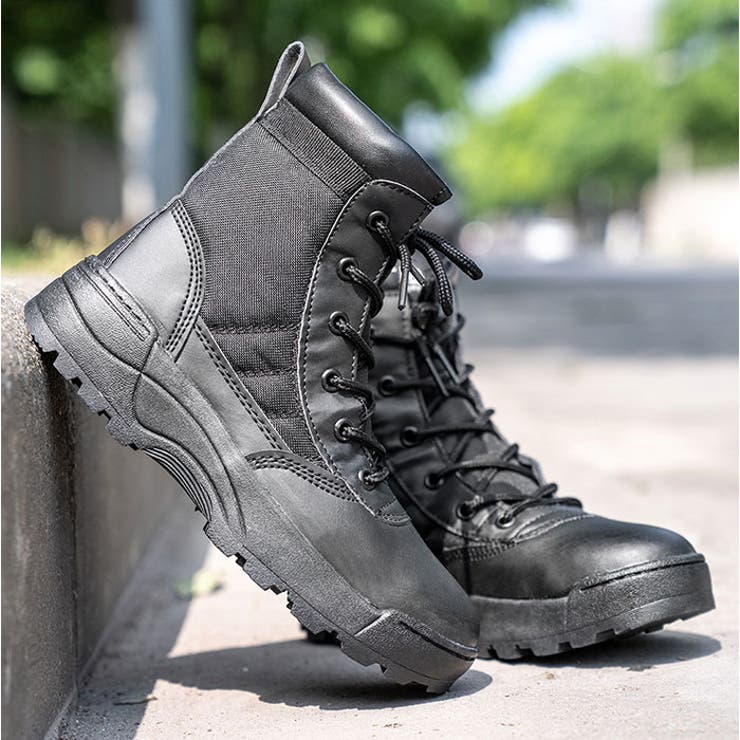 楽天市場】BACKYARD FAMILY ミリタリーブーツ タクティカルブーツ