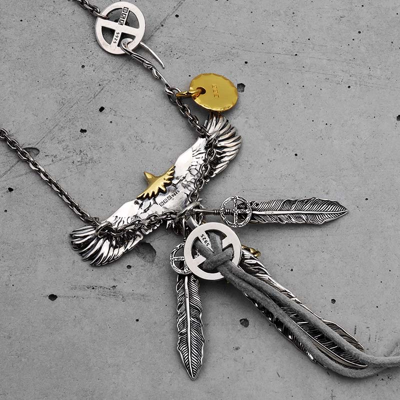 楽天市場】BFF ブランド イーグルネックレス メンズ ネックレス