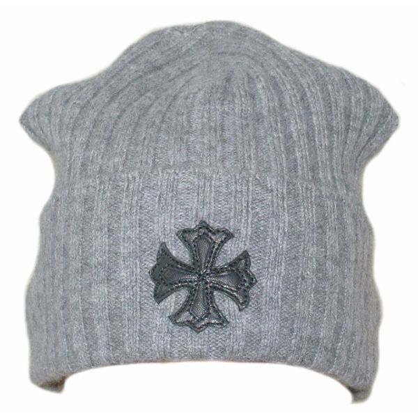 楽天市場】CHROME HEARTS MURPHY CASHMERE BEANIE CAP GRAY クロム
