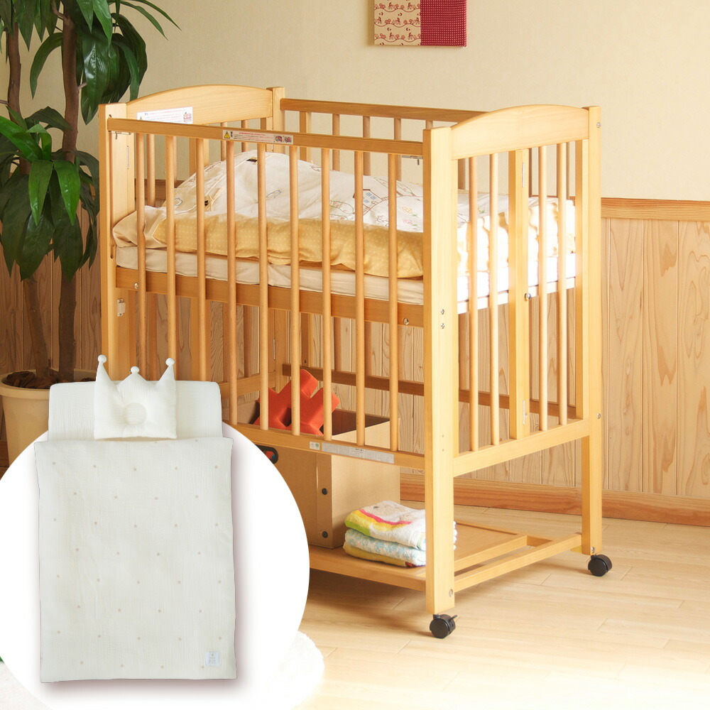 楽天市場】日本製 ベビーベッド 「ミニ ワンタッチハイベッド プチ【B