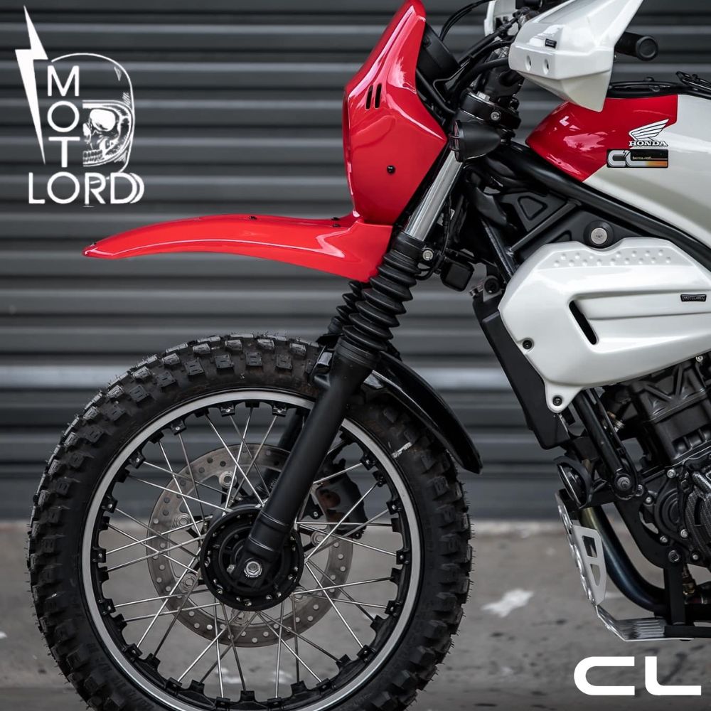 楽天市場】MotolordD ホンダ CL250/500用モタードフェンダーキット