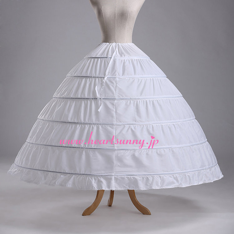 楽天市場】ウェディングドレスパニエ 6リングプリンセスラインパニエ 6