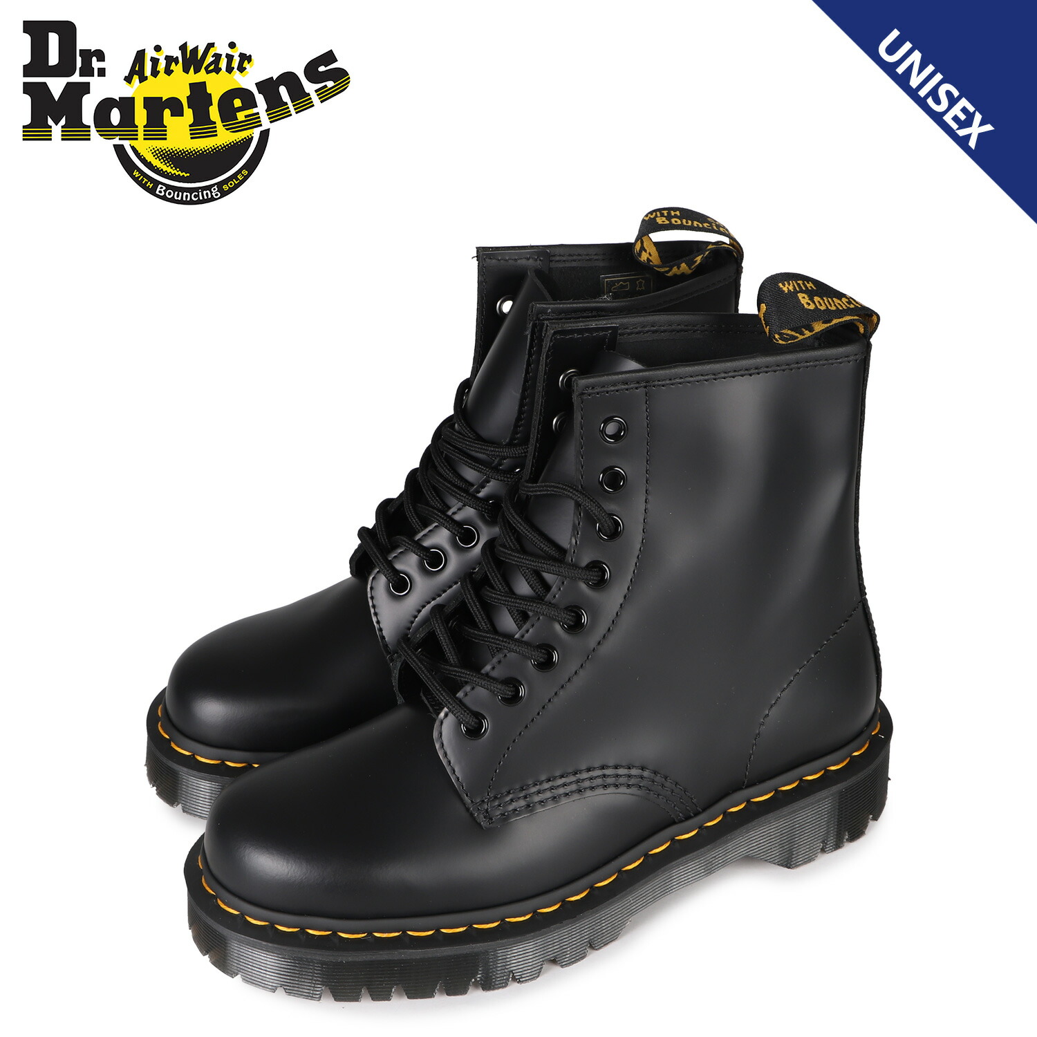 ドクターマーチン 1460 BEX SMOOTH LEATHER BOOTS BLACK SMOOTH