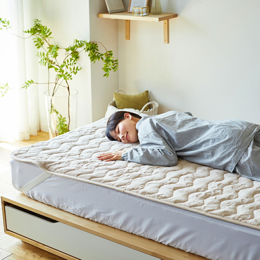 楽天市場】フランネルパッドシーツ 敷きパッド シングル 100×205cm