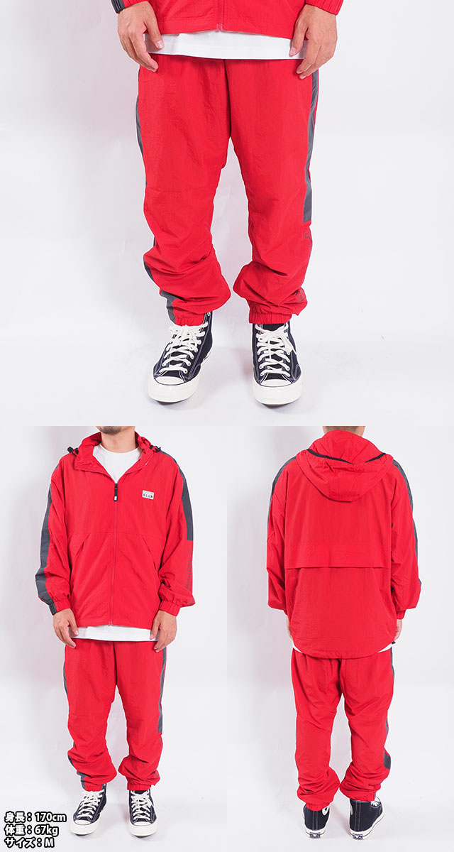 楽天市場】プロクラブ ナイロンパンツ ブラック レッド 黒 赤 ずぼん