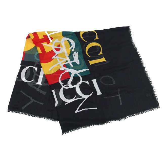 楽天市場】グッチ ココキャピタン グラフィティプリント 大判ストール