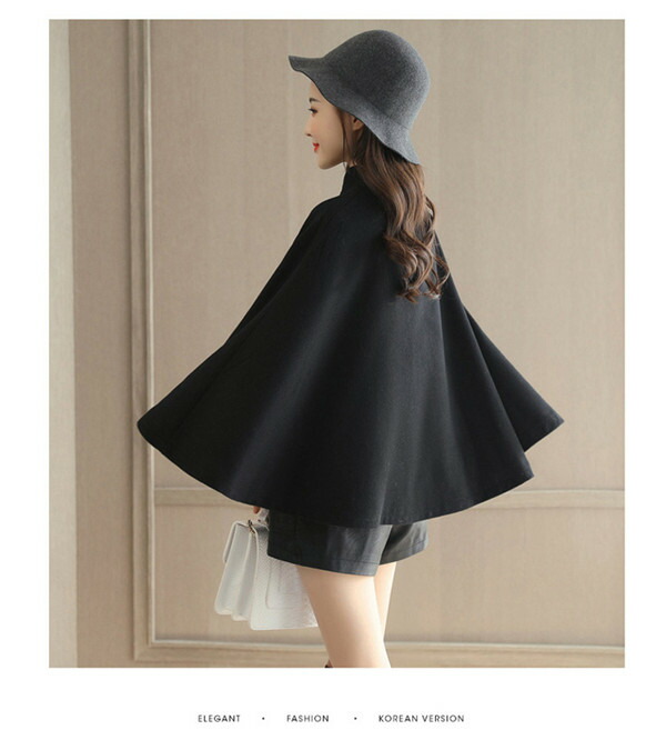 楽天市場】【送料無料】女優風マント ケープ コート ポンチョ アウター