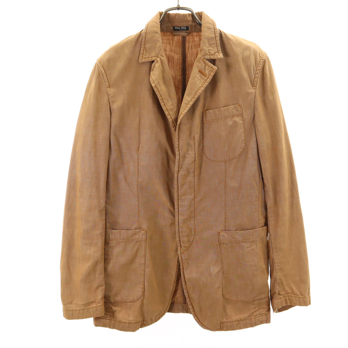 楽天市場】古着 MIUMIU ミュウミュウ イタリア製 テーラードジャケット