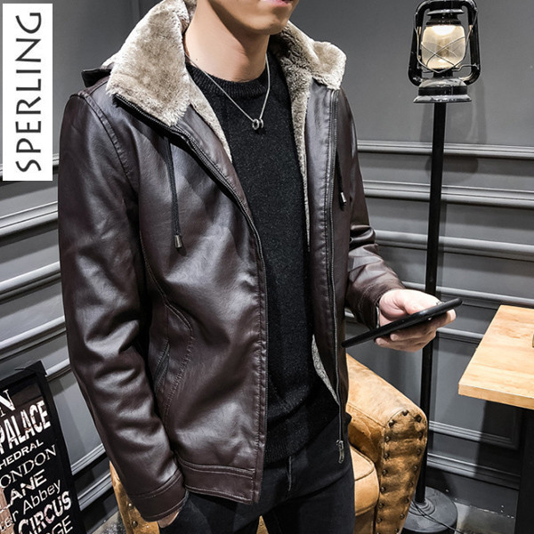 楽天市場】ライダースジャケット メンズ 冬 ボアブルゾン レザー