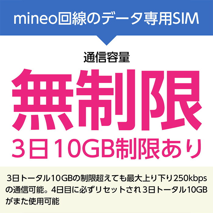 楽天市場】【スーパーsale 10%off】 プリペイドSIM 無制限 sim 18日