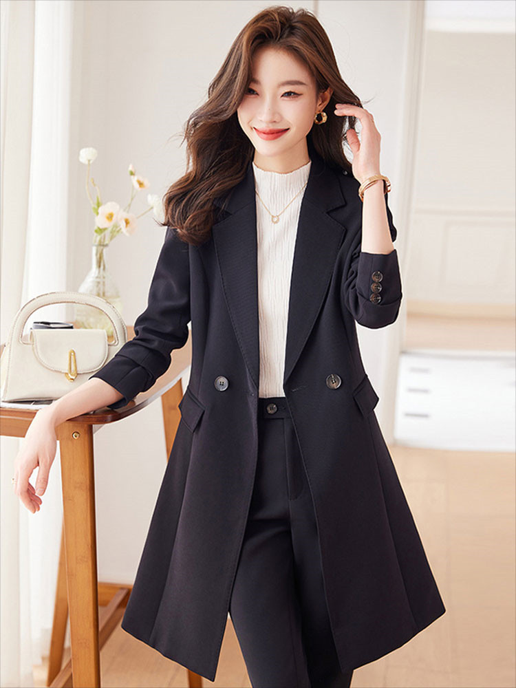 楽天市場】スーツ レディース コート パンツスーツ セットアップ