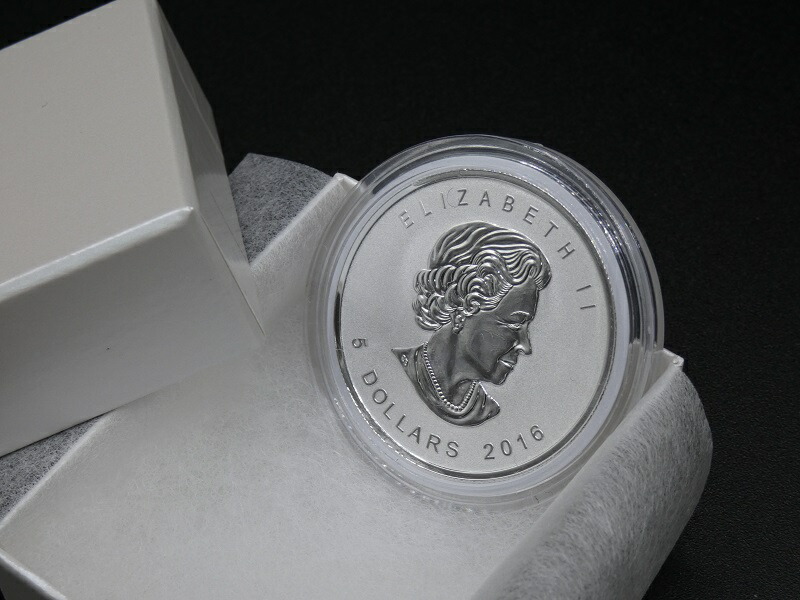 楽天市場】【2016年中古 メイプルリーフ パンダ銀貨】カナダ メープル