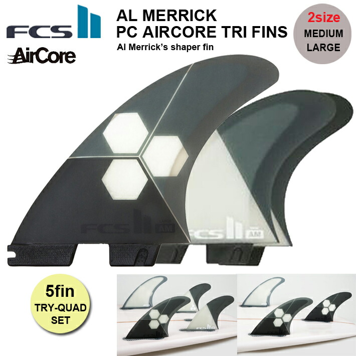 FCS2 FCS fin トライフィン CI AM アルメリック Mサイズ 黒 FCS2 FCS