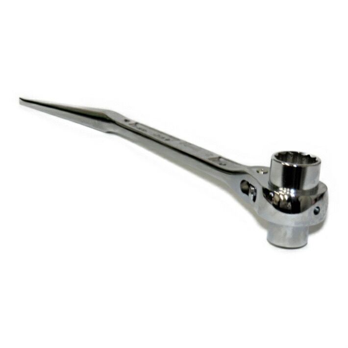 楽天市場】トップ工業 鳶仕様 ステンレス ラチェットレンチ 17×21 SRM