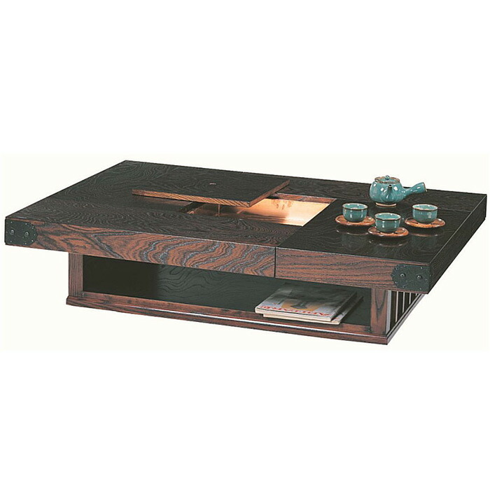 楽天市場】筑後民芸 幅135cm 火鉢 だんらん 座卓 テーブル 囲炉裏 和風