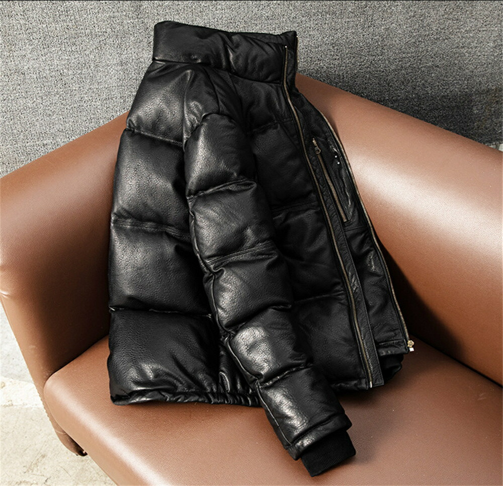 楽天市場】本革ダウンジャケット レザーダウン ダウン ダウン