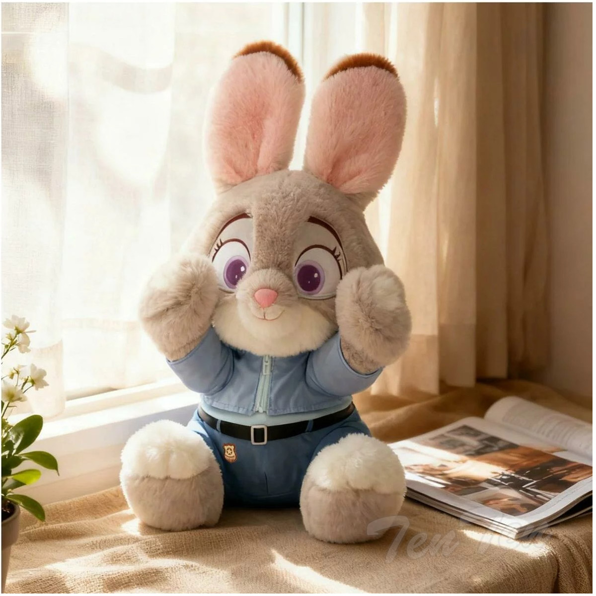 楽天市場】ズートピア ジュディ ぬいぐるみ ブランケット入り 大きい