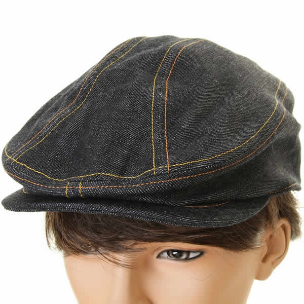 楽天市場】EVISU JEANS EDD-0201MK ハンチング キャップ カモメ刺繍