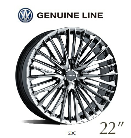 楽天市場】ヴァルド ジェニュインライン f001（リム径（インチ）22