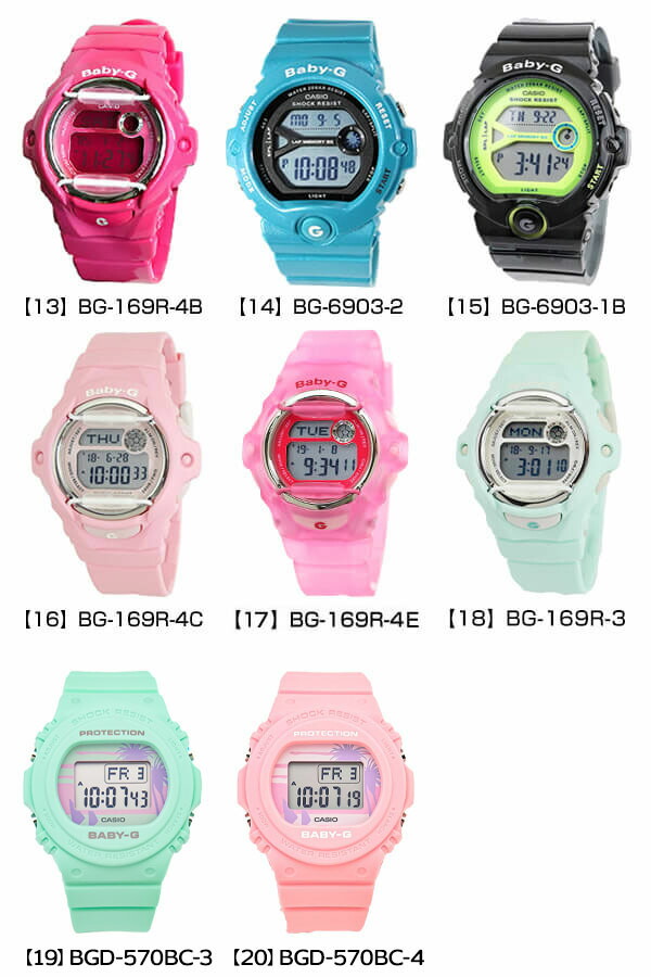 楽天市場】ベビーG Baby-G ベビージー レディース 腕時計 デジタル