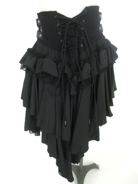 楽天市場】OZZ ANGELO / アシンメトリーフリルコルセットスカート