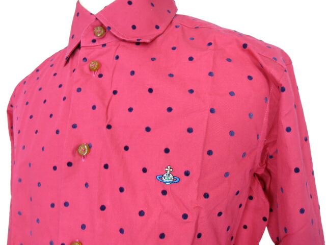 楽天市場】【中古】 Vivienne Westwood MAN / ドット柄シャツ