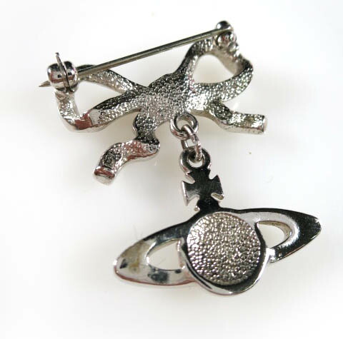 楽天市場】【中古】 Vivienne Westwood / ボウ＆オーブ ブローチ