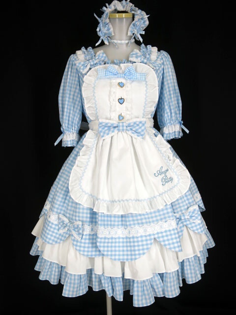 楽天市場】Angelic Pretty / Heart CafeワンピースSet アンジェリック