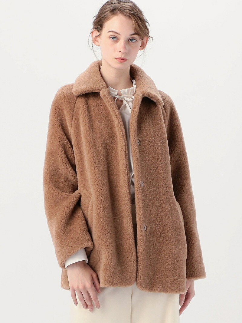 楽天市場】【SALE／30%OFF】ウールボア ステンカラーコート Ballsey