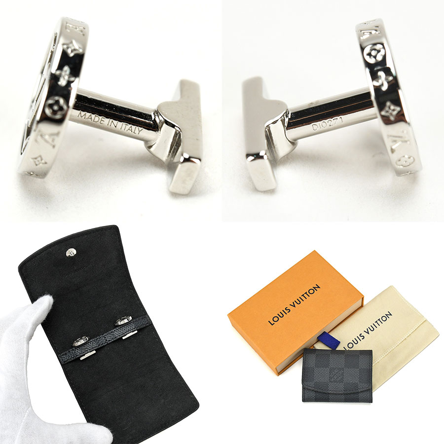 楽天市場】ルイヴィトン LOUIS VUITTON カフス ブトン ドゥ
