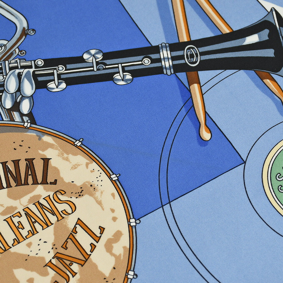 楽天市場】エルメス HERMES スカーフ カレ90 ニューオリンズ