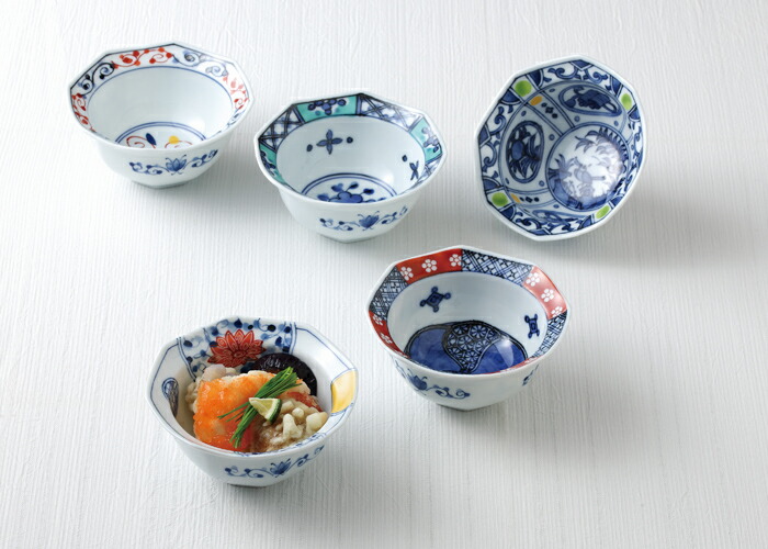 楽天市場】【スーパーセール期間10％OFF】波佐見焼 錦絵変り 八角小鉢